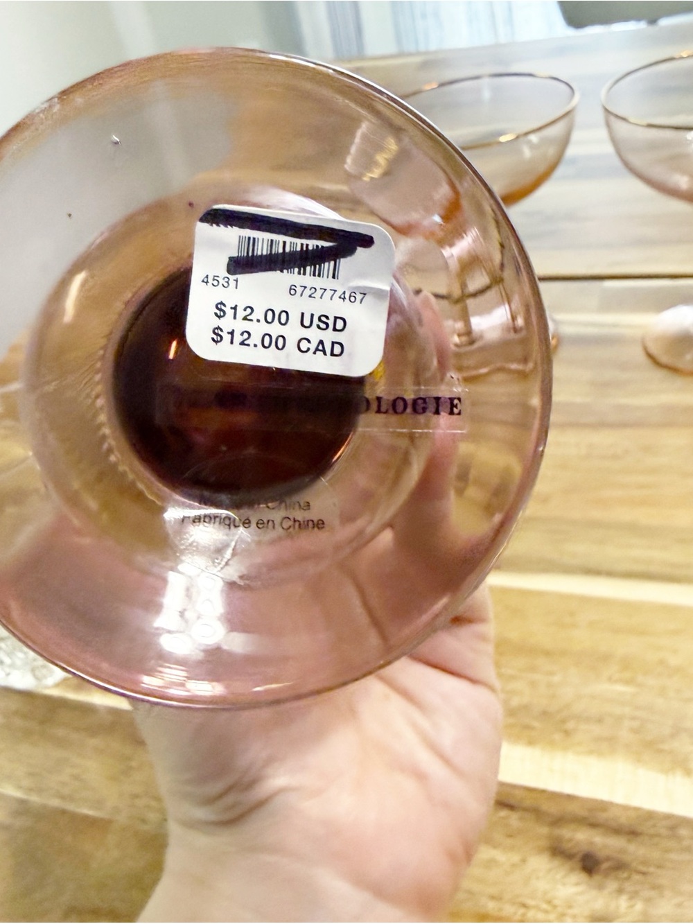 Anthropologie Assorted Set of 7 Glass Coupe Champagne Juice Glasses Multicolor - Picture 9 of 10